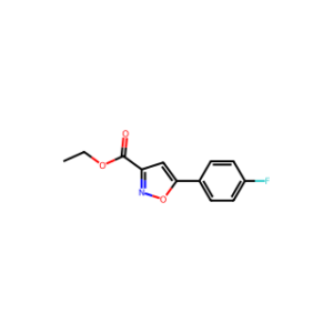 Ethyl 5-(4-fluorophenyl)isoxazole-3-carboxylate