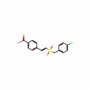 (E)-4-(2-((4-Chlorobenzyl)sulfonyl)vinyl)benzoic acid