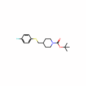 tert-Butyl 4-(((4-fluorophenyl)thio)methyl)piperidine-1-carboxylate