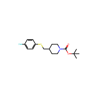 tert-Butyl 4-(((4-fluorophenyl)thio)methyl)piperidine-1-carboxylate
