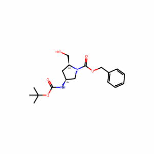 (2S,4S)-Benzyl 4-((tert-butoxycarbonyl)amino)-2-(hydroxymethyl)pyrrolidine-1-carboxylate