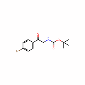 tert-Butyl N-[2-(4-bromophenyl)-2-oxoethyl]carbamate