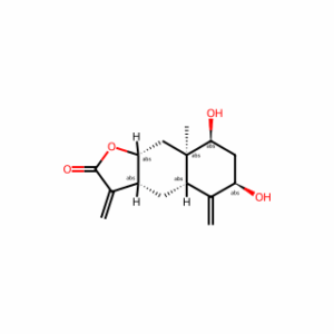 (3aR,4aS,6R,8S,8aR,9aR)-Decahydro-6,8-dihydroxy-8a-methyl-3,5-bis(methylene)naphtho[2,3-b]furan-2(3H)-one