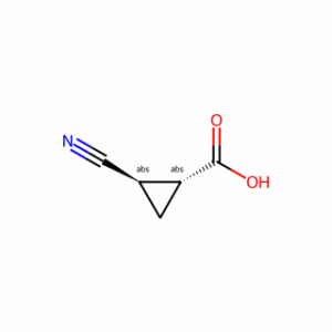 (1R,2R)-rel-2-Cyanocyclopropanecarboxylic acid