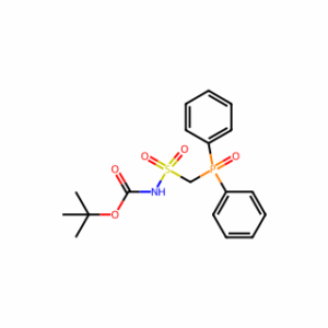 tert-Butyl ((diphenylphosphoryl)methyl)sulfonylcarbamate