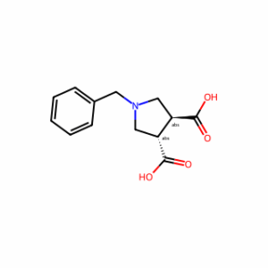 trans-1-Benzylpyrrolidine-3,4-dicarboxylic acid
