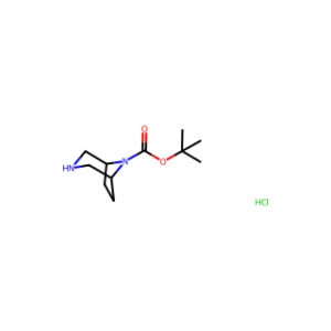 tert-Butyl 3,8-diazabicyclo[3.2.1]octane-8-carboxylate hydrochloride(1:x)