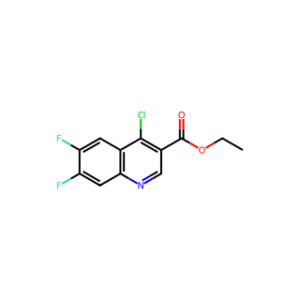 Ethyl 4-chloro-6，7-difluoroquinoline-3-carboxylate