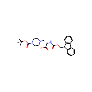 (S)-2-((((9H-Fluoren-9-yl)methoxy)carbonyl)amino)-3-(4-(tert-butoxycarbonyl)piperazin-1-yl)propanoic acid
