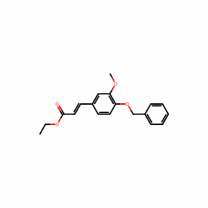 (E)-Ethyl 3-(4-(benzyloxy)-3-methoxyphenyl)acrylate