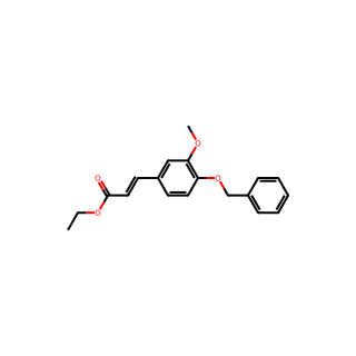 (E)-Ethyl 3-(4-(benzyloxy)-3-methoxyphenyl)acrylate