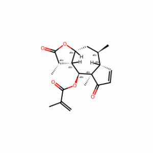(3S,3aR,4S,4aR,7aR,8R,9aR)-3,4a,8-Trimethyl-2,5-dioxo-2,3,3a,4,4a,5,7a,8,9,9a-decahydroazuleno[6,5-b]furan-4-yl methacrylate