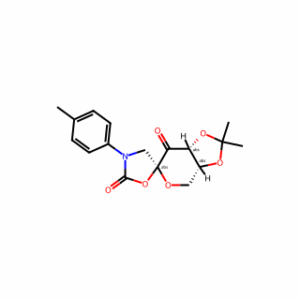 (3A′R,5S,7a′R)-2′,2′-dimethyl-3-(p-tolyl)dihydrospiro[oxazolidine-5,6′-[1,3]dioxolo[4,5-c]pyran]-2,7′(4′H)-dione