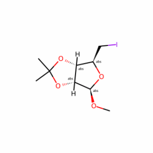 (3aS,4S,6R,6aR)-4-(Iodomethyl)-6-methoxy-2,2-dimethyltetrahydrofuro[3,4-d][1,3]dioxole