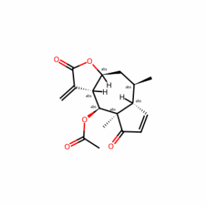 (3aR,4S,4aR,7aR,8R,9aS)-4-(Acetyloxy)-3,3a,4,4a,7a,8,9,9a-octahydro-4a,8-dimethyl-3-methyleneazuleno[6,5-b]furan-2,5-dione