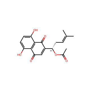 (S)-1-(5,8-Dihydroxy-1,4-dioxo-1,4-dihydronaphthalen-2-yl)-4-methylpent-3-en-1-yl acetate