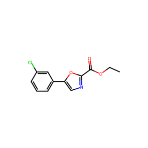 Ethyl 5-(3-chlorophenyl)oxazole-2-carboxylate