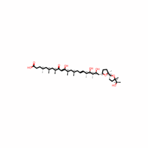 (4R,6S,8S,10Z,12R,14R,16E,18R,19R,20S,21S)-11,19,21-Trihydroxy-22-((2S,2′R,5S,5′S)-5′-((R)-1-hydroxyethyl)-2,5′-dimethyloctahydro-[2,2′-bifuran]-5-yl)-4,6,8,12,14,18,20-heptamethyl-9-oxodocosa-10,16-dienoic acid