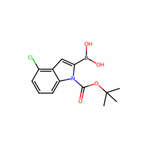 (1-(Tert-Butoxycarbonyl)-4-Chloro-1H-Indol-2-Yl)Boronic Acid