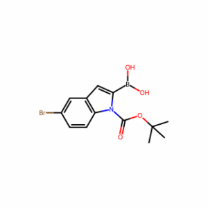 (N-Boc-5-bromo-2-indolyl)boronic acid