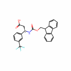 (R)-3-((((9H-Fluoren-9-yl)methoxy)carbonyl)amino)-3-(3-(trifluoromethyl)phenyl)propanoic acid