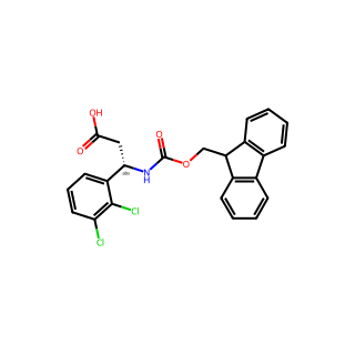 (S)-3-((((9H-Fluoren-9-yl)methoxy)carbonyl)amino)-3-(2,3-dichlorophenyl)propanoic acid
