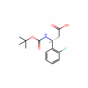 (R)-3-((tert-Butoxycarbonyl)amino)-3-(2-fluorophenyl)propanoic acid
