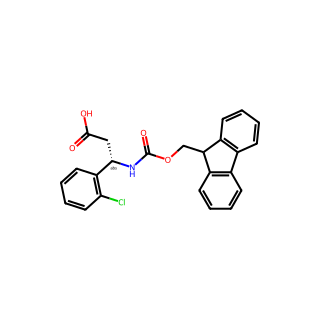 (S)-3-((((9H-Fluoren-9-yl)methoxy)carbonyl)amino)-3-(2-chlorophenyl)propanoic acid