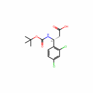 (R)-3-((tert-Butoxycarbonyl)amino)-3-(2,4-dichlorophenyl)propanoic acid