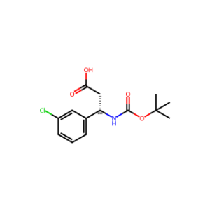 (S)-3-((tert-Butoxycarbonyl)amino)-3-(3-chlorophenyl)propanoic acid