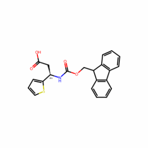 (R)-3-((((9H-Fluoren-9-yl)methoxy)carbonyl)amino)-3-(thiophen-2-yl)propanoic acid