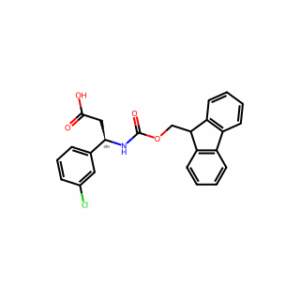 (R)-3-((((9H-Fluoren-9-yl)methoxy)carbonyl)amino)-3-(3-chlorophenyl)propanoic acid