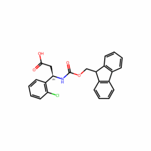 (R)-3-((((9H-Fluoren-9-yl)methoxy)carbonyl)amino)-3-(2-chlorophenyl)propanoic acid