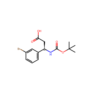 (R)-3-(3-Bromophenyl)-3-((tert-butoxycarbonyl)amino)propanoic acid