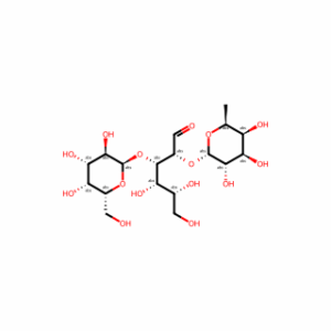 (2R,3S,4S,5R)-4,5,6-Trihydroxy-3-(((2R,3R,4S,5R,6R)-3,4,5-trihydroxy-6-(hydroxymethyl)tetrahydro-2H-pyran-2-yl)oxy)-2-(((2S,3S,4R,5S,6S)-3,4,5-trihydroxy-6-methyltetrahydro-2H-pyran-2-yl)oxy)hexanal