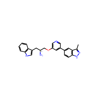 (S)-1-(1H-Indol-3-yl)-3-((5-(3-methyl-1H-indazol-5-yl)pyridin-3-yl)oxy)propan-2-amine