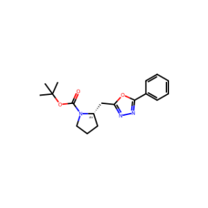 (S)-tert-butyl 2-((5-phenyl-1,3,4-oxadiazol-2-yl)methyl)pyrrolidine-1-carboxylate