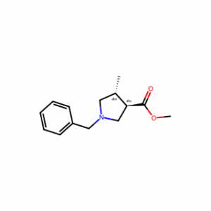 Trans-Methyl 1-Benzyl-4-Methylpyrrolidine-3-Carboxylate