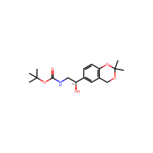 (R)-Tert-Butyl (2-(2,2-Dimethyl-4H-Benzo[D][1,3]Dioxin-6-Yl)-2-Hydroxyethyl)Carbamate