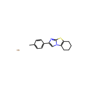 Imidazo[2,1-b]benzothiazole, 5,6,7,8-tetrahydro-2-(4-methylphenyl)-, hydrobromide (1:1)