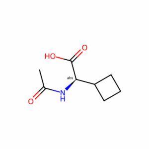 (R)-2-Acetamido-2-cyclobutylacetic acid