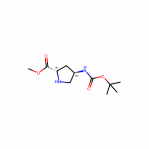 (2S,4R)-Methyl 4-(tert-butoxycarbonylamino)pyrrolidine-2-carboxylate
