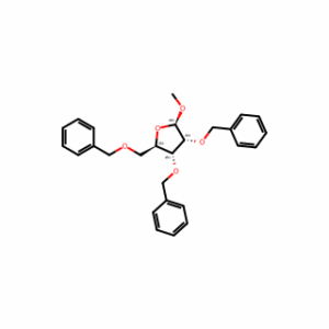 (2R,3R,4R,5R)-3,4-Bis(Benzyloxy)-2-((Benzyloxy)Methyl)-5-Methoxytetrahydrofuran