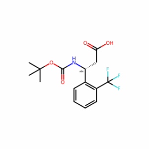 (R)-3-((tert-Butoxycarbonyl)amino)-3-(2-(trifluoromethyl)phenyl)propanoic acid