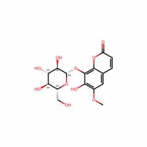 7,8-Dihydroxy-6-methoxycoumarin 8-β-D-glucopyranoside