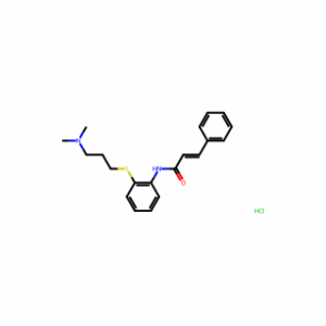 N-(2-((3-(Dimethylamino)propyl)thio)phenyl)-3-phenylacrylamide hydrochloride