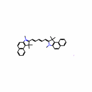 1,1,3-Trimethyl-2-[5-(1,1,3-trimethyl-1,3-dihydro-2h-benzo[e]indol-2-ylidene)-1,3-pentadienyl]-1h-benzo[e]indolium iodide