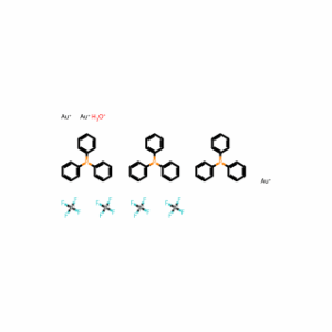 Tris[Triphenylphosphinegold(I)]Oxonium Tetrafluoroborate