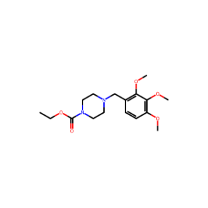 Ethyl 4-[(2,3,4-trimethoxyphenyl)methyl]-1-piperazinecarboxylate
