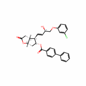 (3AR,4R,5R,6AS)-4-((R,E)-4-(3-CHLOROPHENOXY)-3-HYDROXYBUT-1-EN-1-YL)-2-OXOHEXAHYDRO-2H-CYCLOPENTA[B]FURAN-5-YL [1,1′-BIPHENYL]-4-CARBOXYLATE
